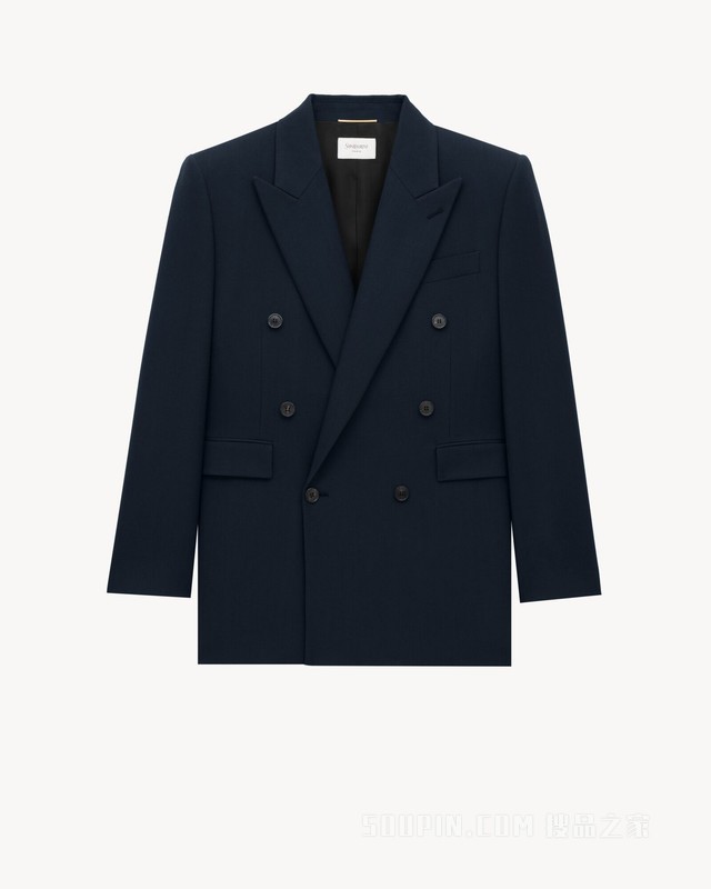 羊毛华达呢夹克