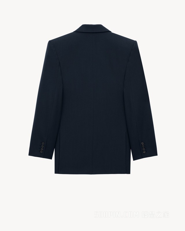 羊毛华达呢夹克