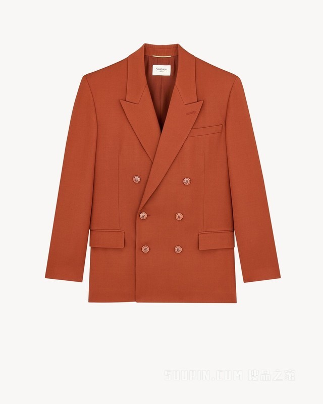 羊毛华达呢夹克