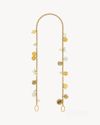 橙子树脂吊坠链条