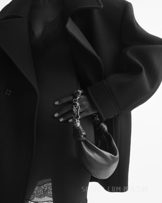 AMALIA绒面革迷你hobo手袋