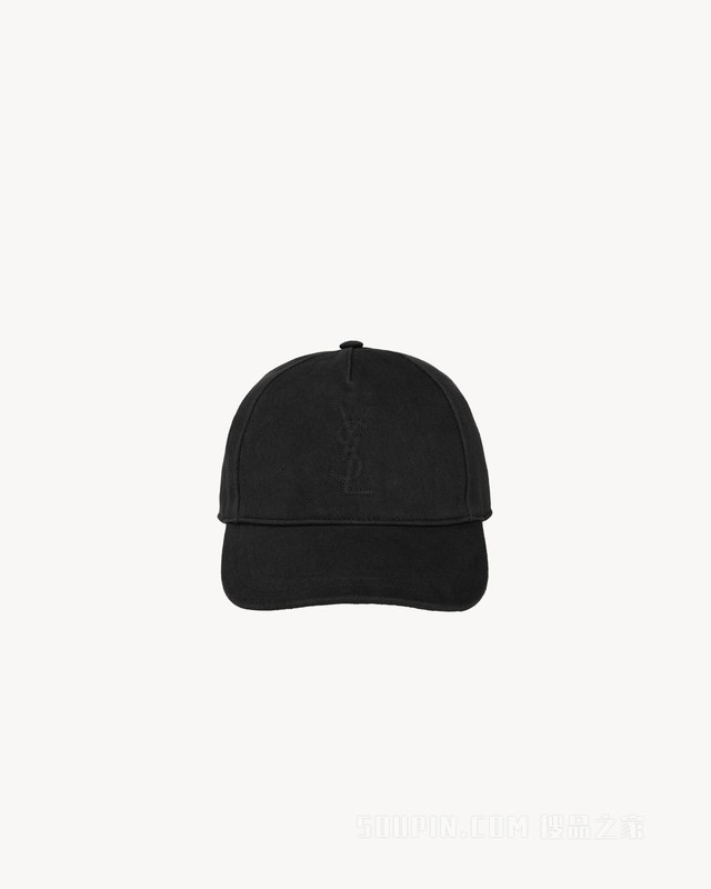 LE CASSANDRE棉质斜纹牛仔布棒球帽