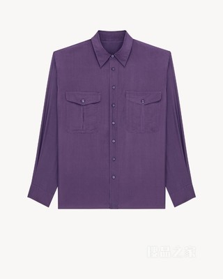 桑蚕丝缎面衬衫