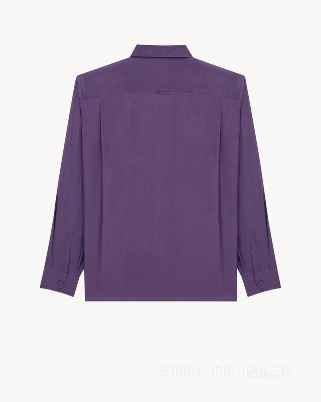 桑蚕丝缎面衬衫