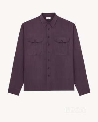 粘胶纤维和桑蚕丝衬衫