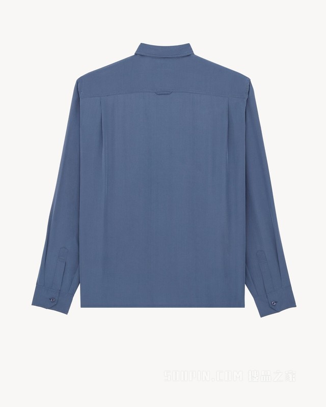 粘胶纤维和桑蚕丝衬衫