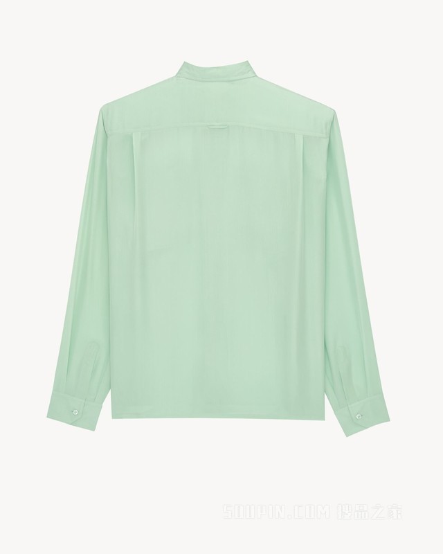 粘胶纤维和桑蚕丝衬衫