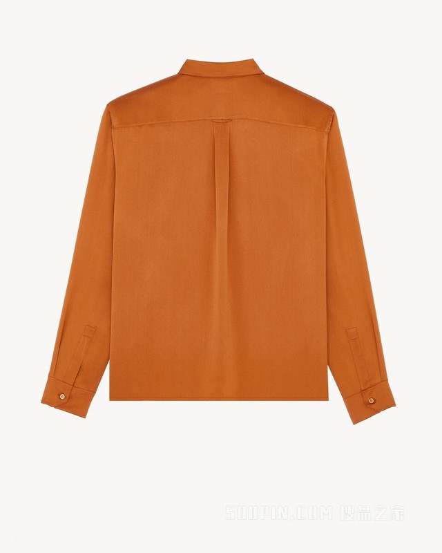 桑蚕丝缎面衬衫