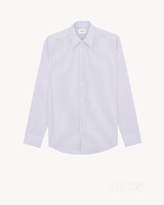 LE CASSANDRE条纹棉府绸衬衫