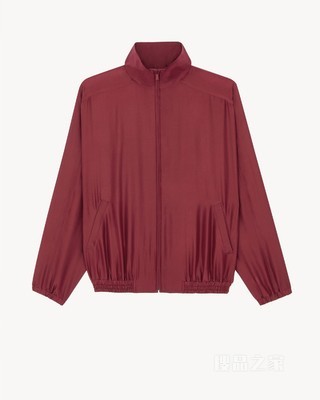 桑蚕丝软绸夹克