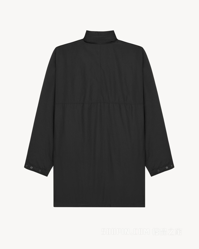 LE CASSANDRE桑蚕丝塔夫绸派克大衣