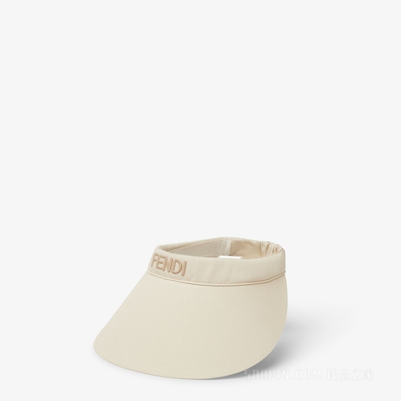 空顶帽 米色FF帆布空顶帽