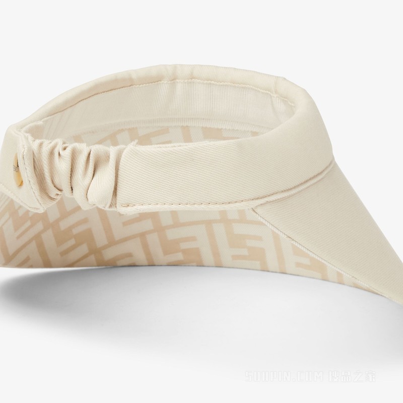 空顶帽 米色FF帆布空顶帽