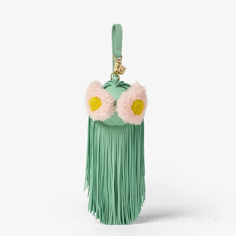 Bag Bugs挂饰 海蓝宝石色纳帕皮革挂饰