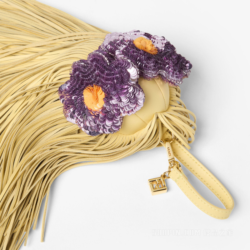 Bag Bugs挂饰 黄色纳帕皮革挂饰