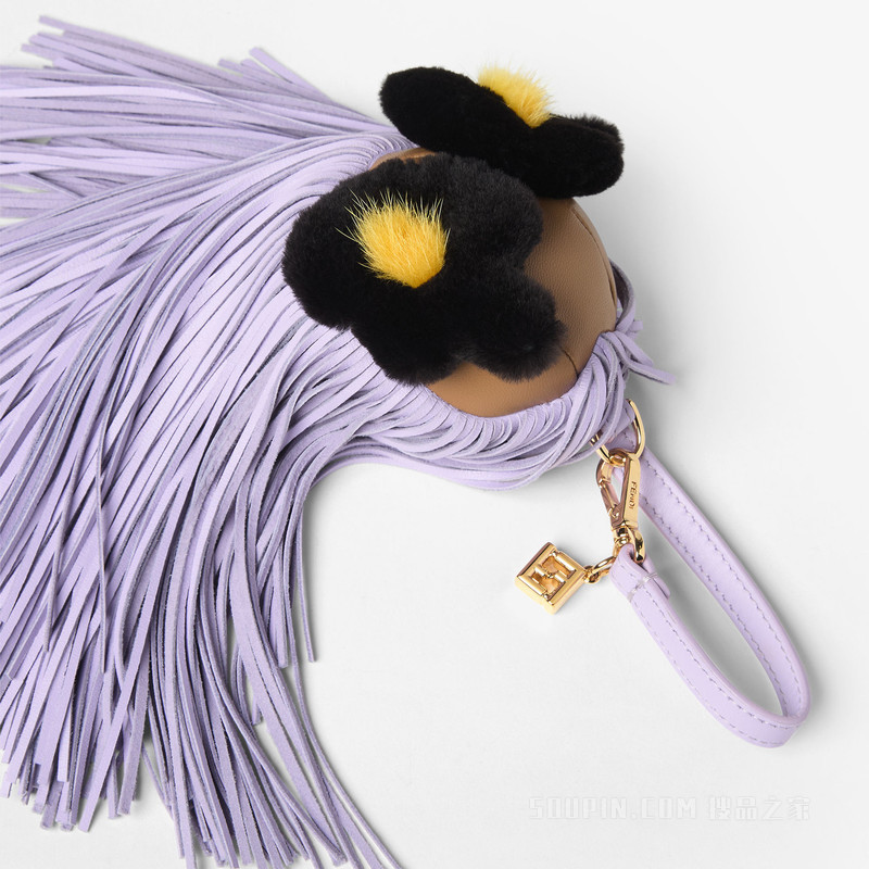 Bag Bugs挂饰 拼色纳帕皮革挂饰