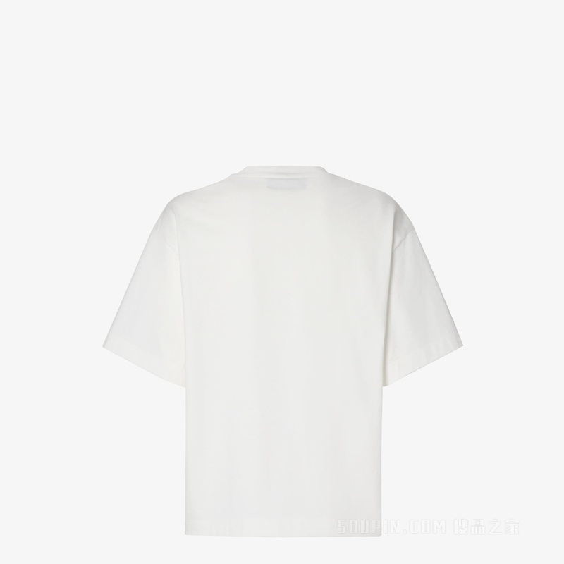 T恤 白色平纹布T恤