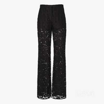 长裤 黑色蕾丝长裤