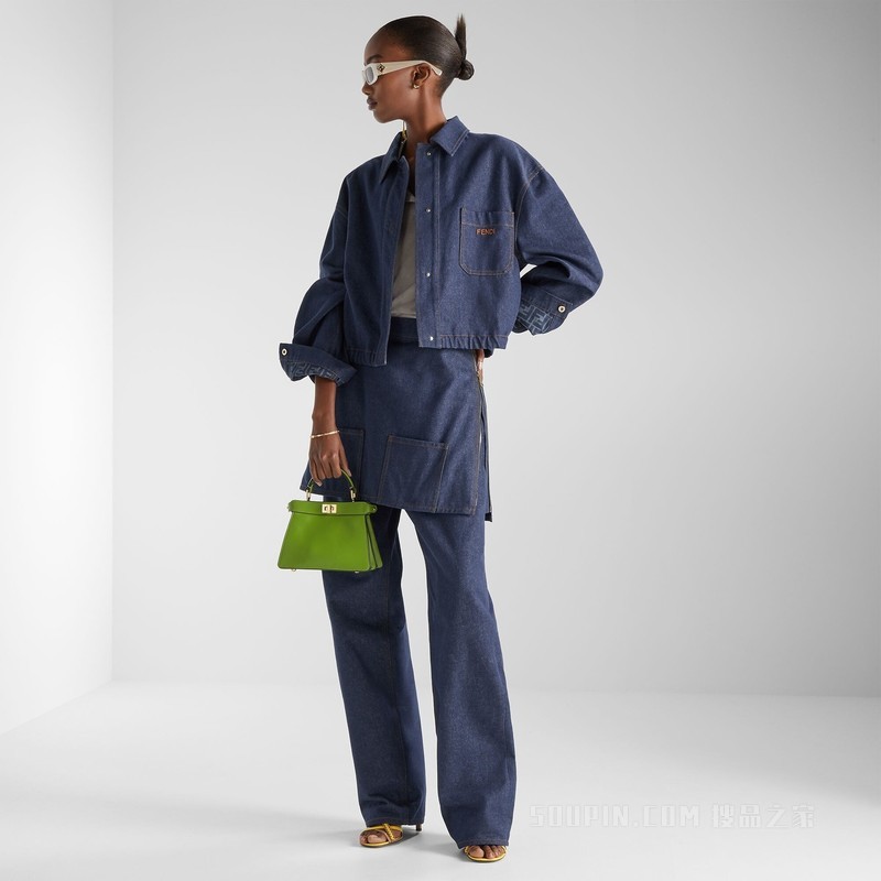 夹克 海军蓝牛仔面料夹克