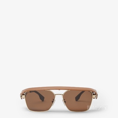 FENDI Sky 金色金属太阳镜