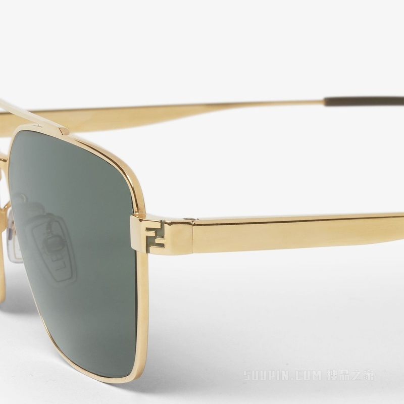 FENDI Sky 金色金属太阳镜