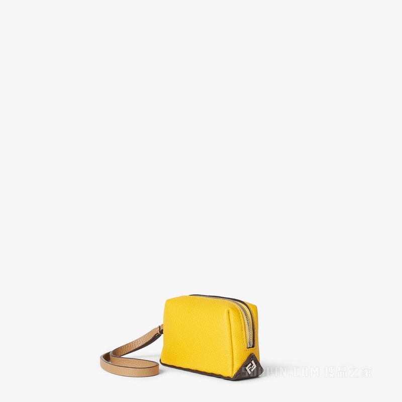 FENDI Lui Nano 黄色皮革迷你手拿包