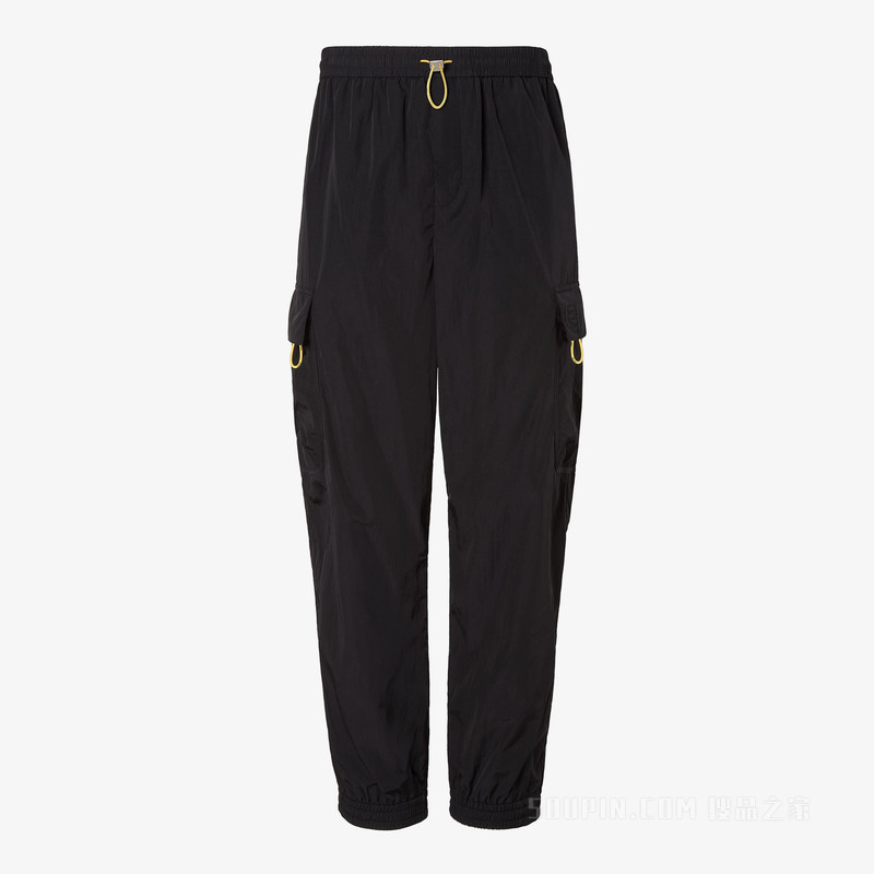 长裤 黑色尼龙长裤