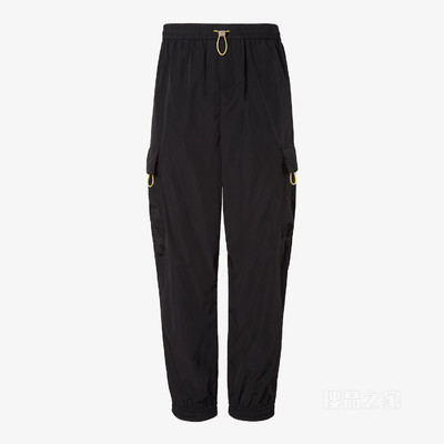 长裤 黑色尼龙长裤