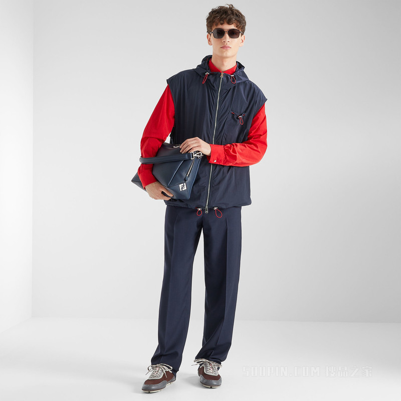 背心 深蓝色尼龙背心