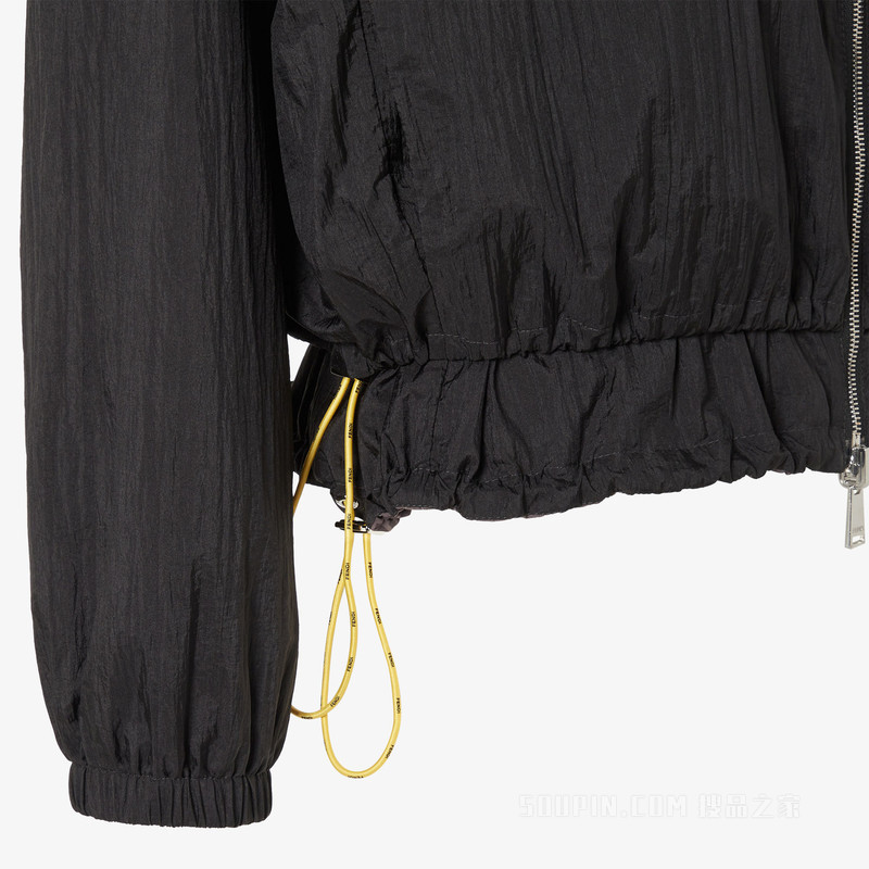 风衣 黑色尼龙两面穿风衣