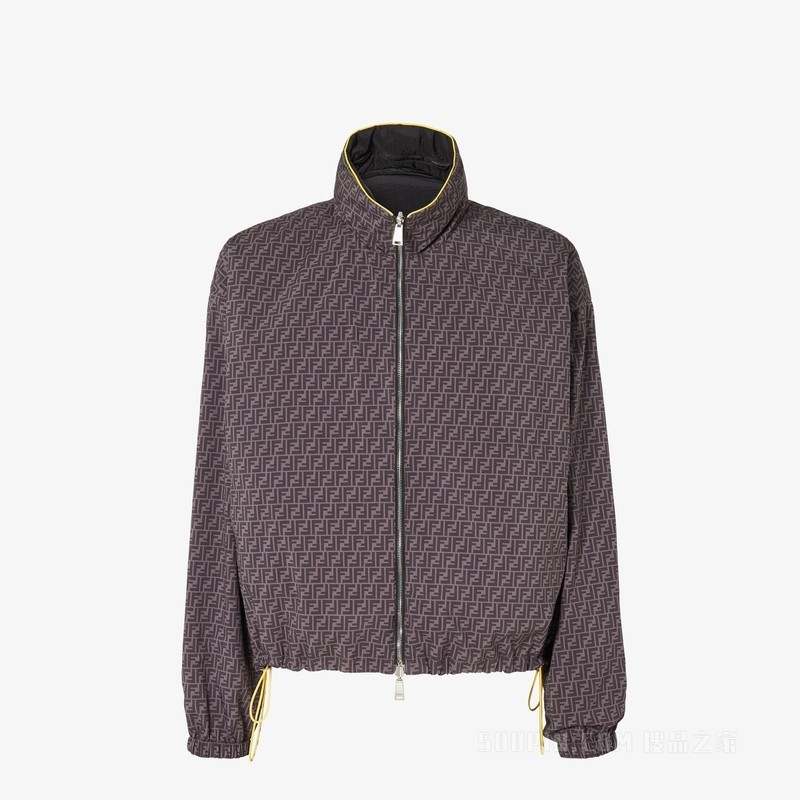 风衣 黑色尼龙两面穿风衣