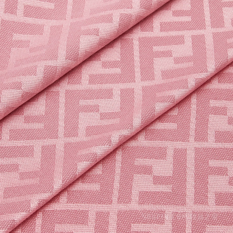 FF披巾 粉红色桑蚕丝绵羊毛披肩