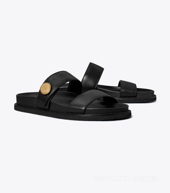 Romy 运动拖鞋 纯黑