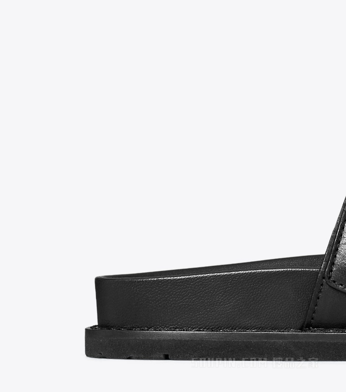 Romy 运动拖鞋 纯黑