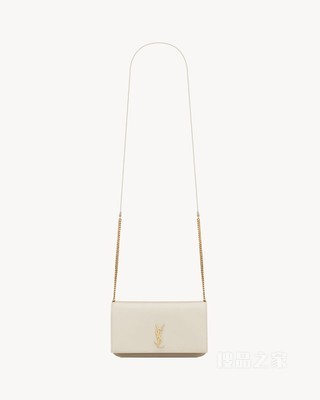 CASSANDRE SAINT LAURENT光滑皮革饰带手机包