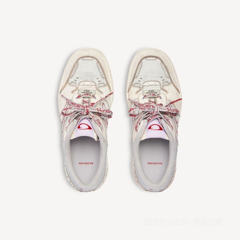 HAMPTONS WORN-OUT中度做旧男士运动鞋