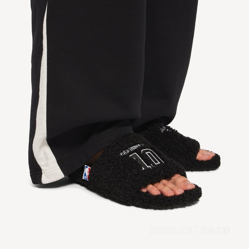 BALENCIAGA | NBA 联名系列 FURRY开放式穆勒鞋