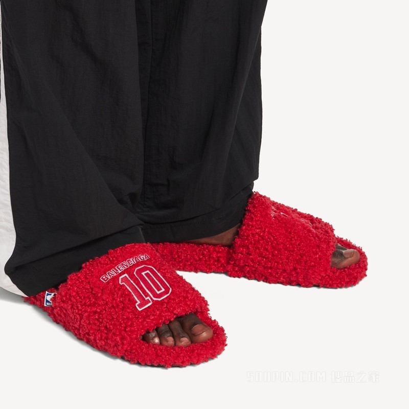 BALENCIAGA | NBA 联名系列 FURRY开放式穆勒鞋