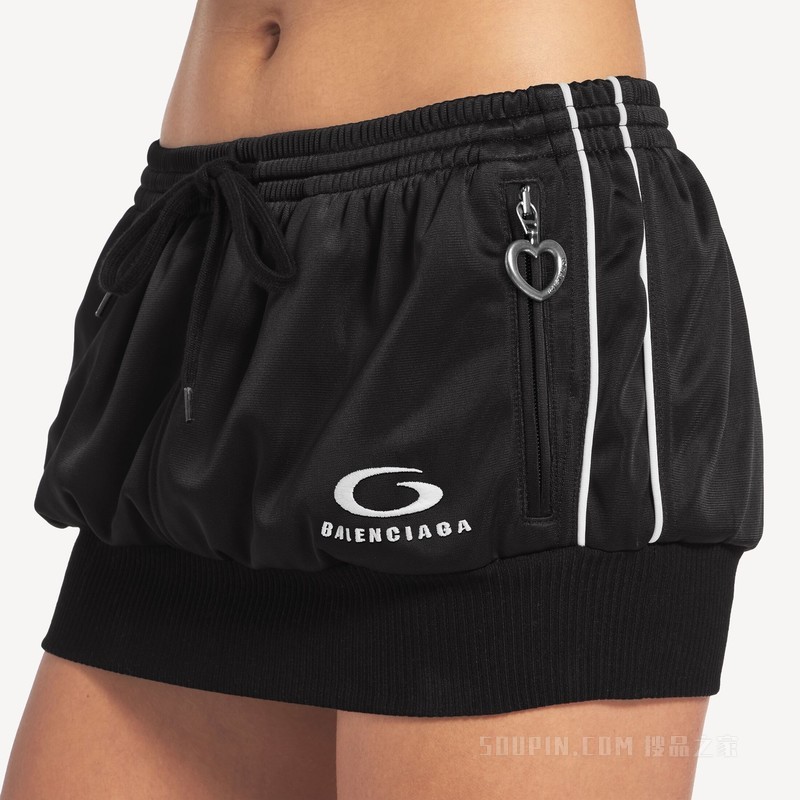 BALENCIAGA | NBA 联名系列迷你褶饰半身裙