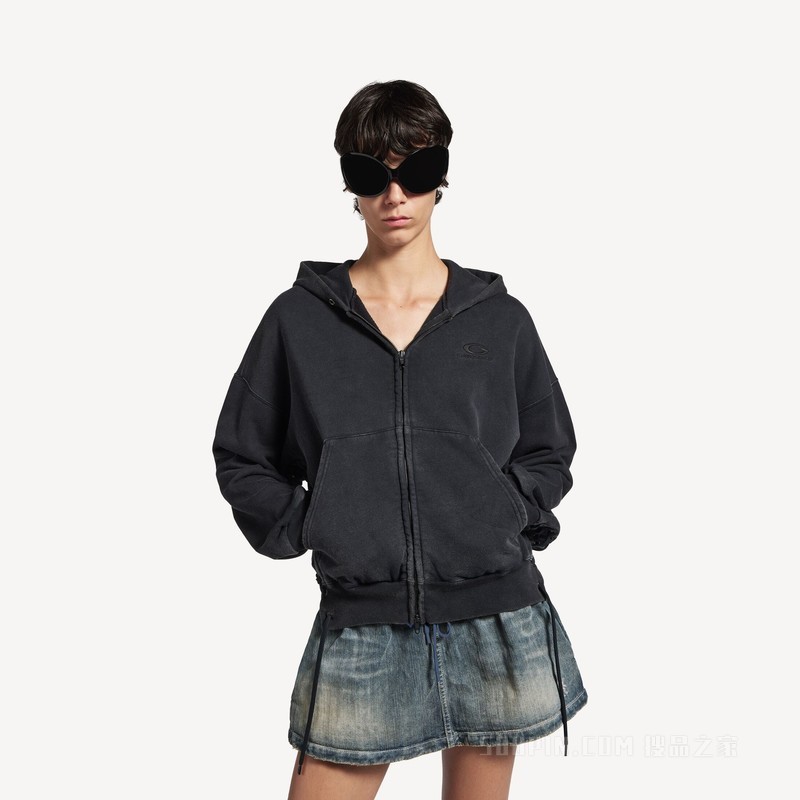 LOOP SPORTS ICON LACE-UP HOODIE连帽卫衣