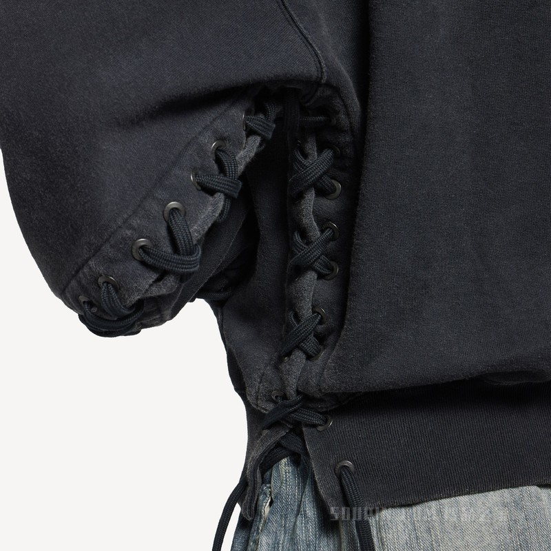 LOOP SPORTS ICON LACE-UP HOODIE连帽卫衣