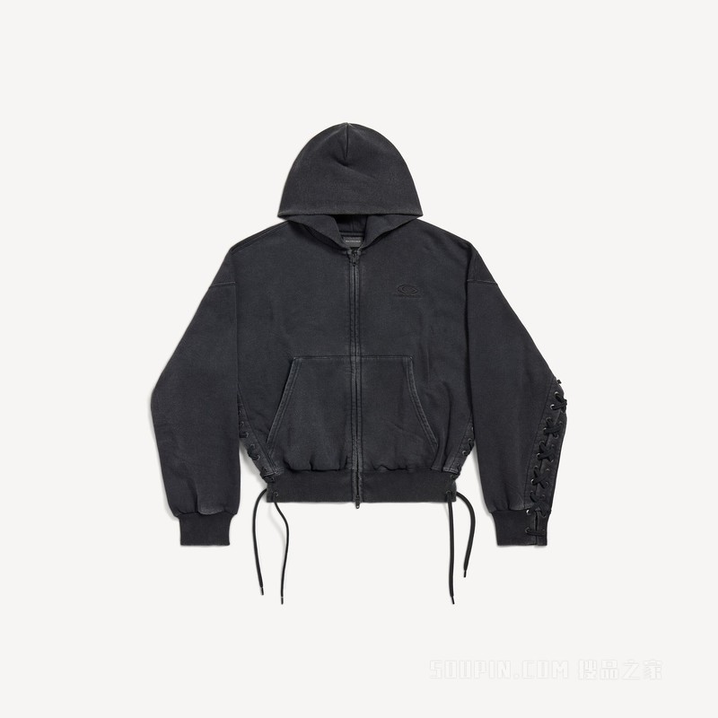 LOOP SPORTS ICON LACE-UP HOODIE连帽卫衣