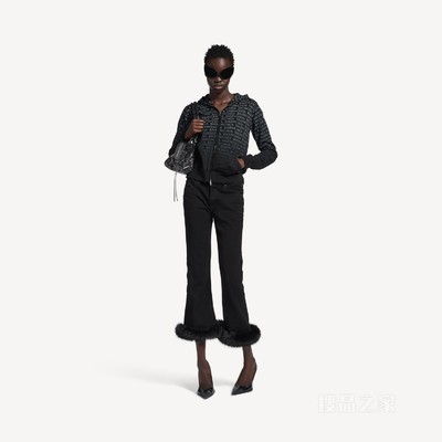 TYPE FADE HOODIE小号版型拉链连帽卫衣