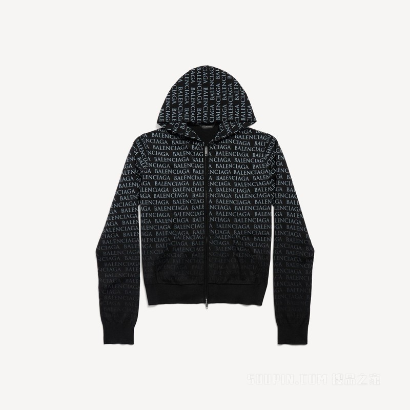 TYPE FADE HOODIE小号版型拉链连帽卫衣