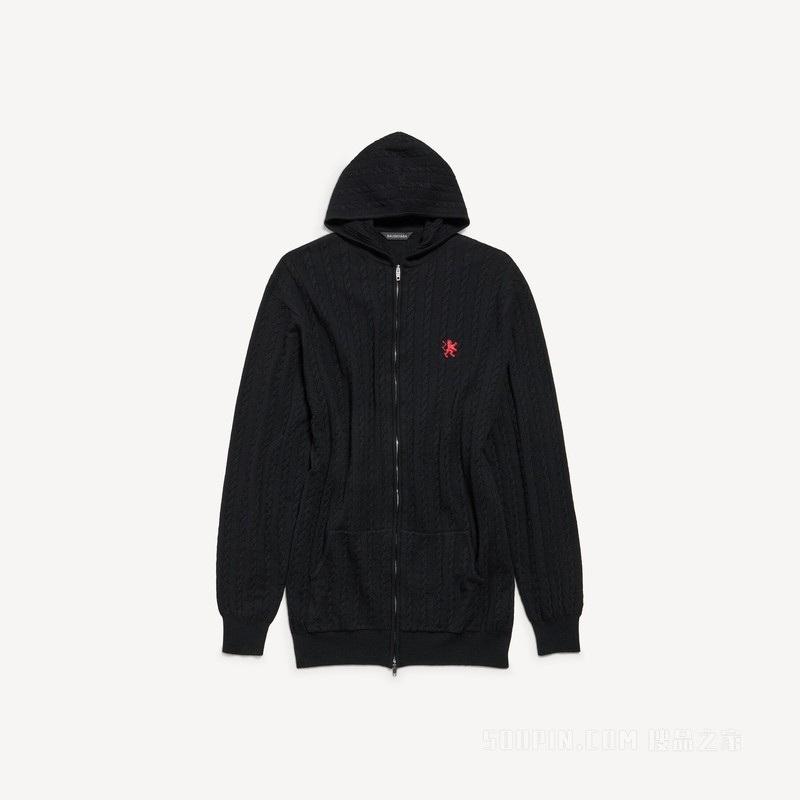 连帽迷你连衣裙