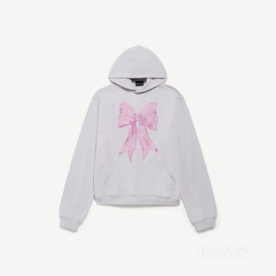 BOW HOODIE中号版型连帽卫衣