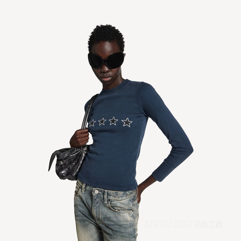 TOP RATING长袖合身上衣