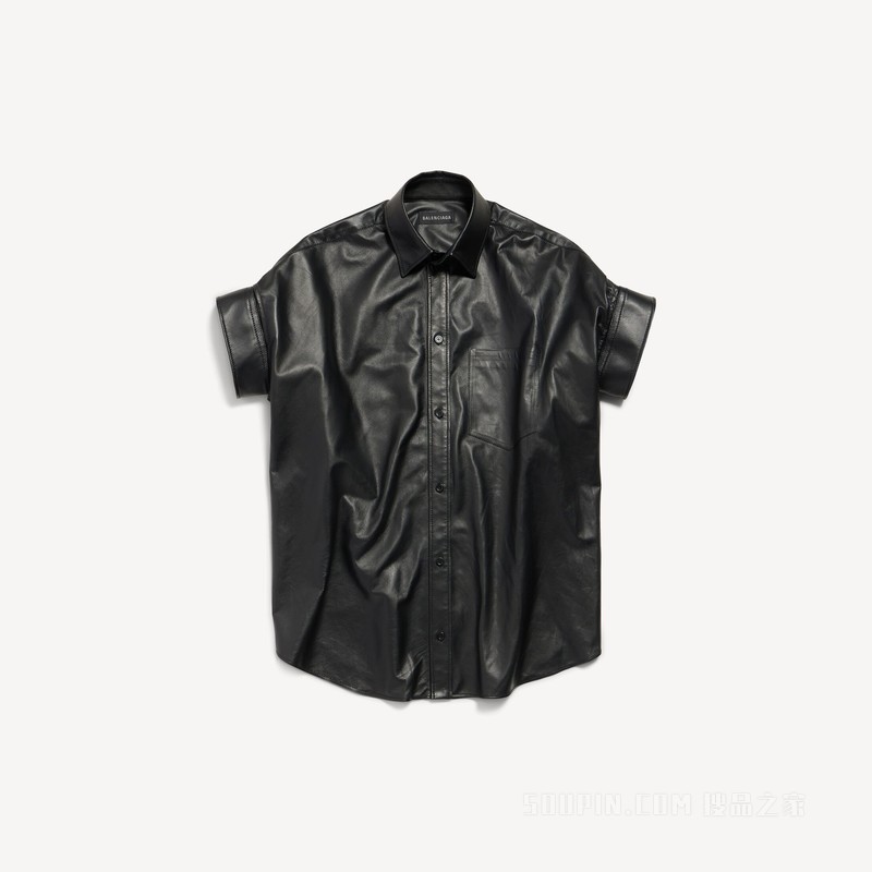 TUCKED SLEEVSE衬衫