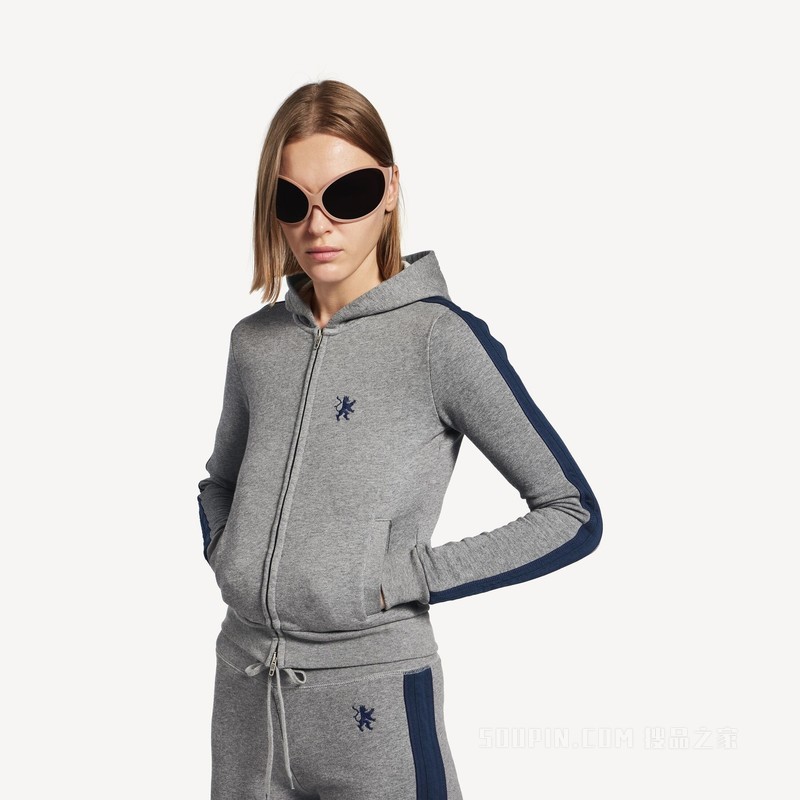 LION HOODIE拉链连帽卫衣