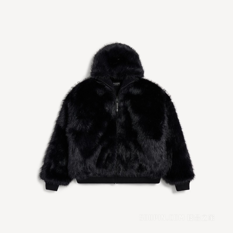 SKI 拉链连帽卫衣